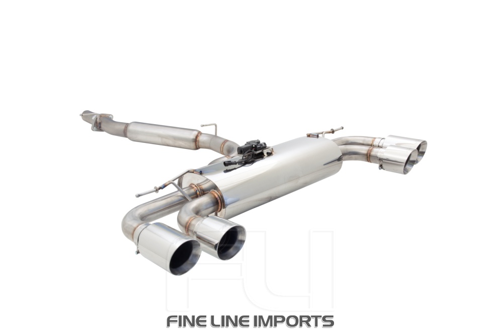 3 inch Cat-Back System with Varex Muffler, 304 Stainless Steel