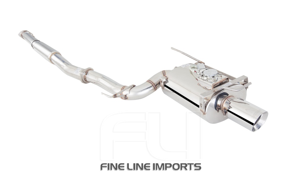 3 inch Cat-Back System with Varex Muffler, 304 Stainless Steel