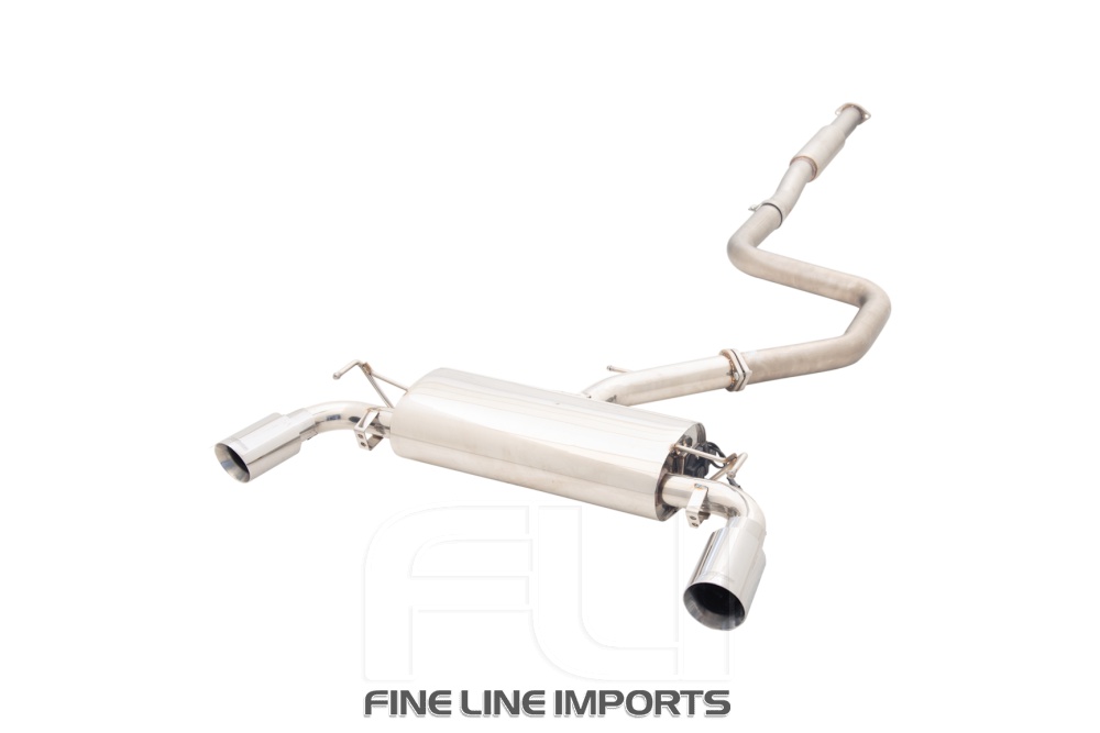 3 inch Cat-Back System with Varex Muffler, 304 Stainless Steel