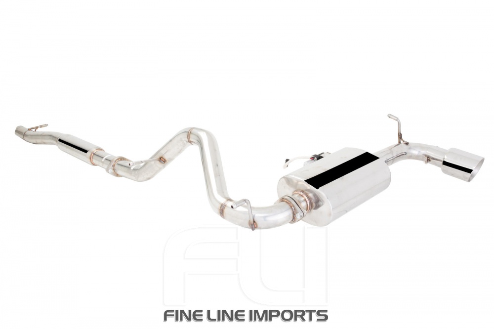 3 inch Cat-Back System with Varex Mufflers, 304 Stainless Steel