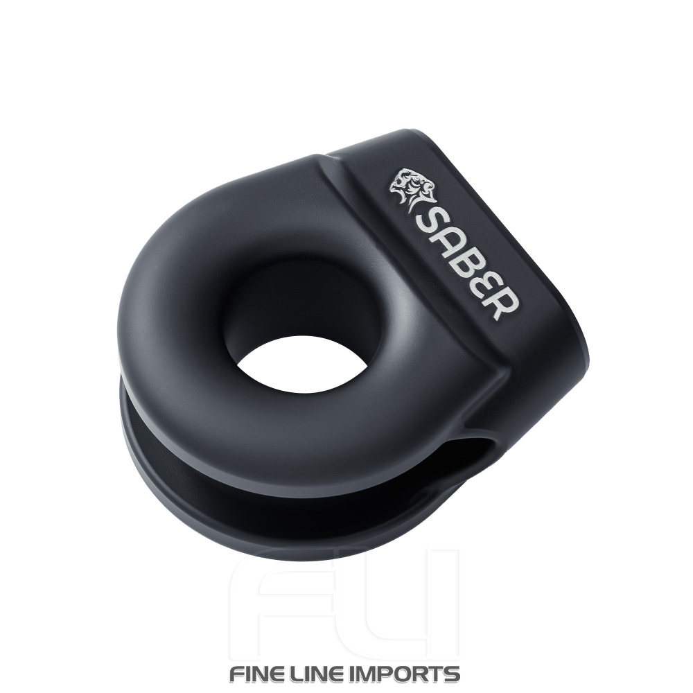 6061 Aluminium Spliced Winch Thimble UPDATED DESIGN - Cerakote Black (SBR-SWT2CBLK)