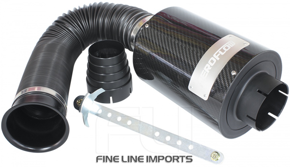 6 Inch Closed Air Intake System 3 Inch (76 mm) Clamp On, 6 Inch (152 mm) L x 5.9 Inch (150 mm) W