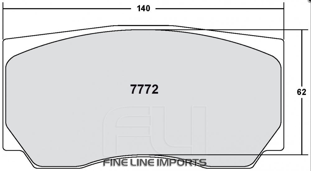 7772 RACE PAD SET - 03 CMPD 30 MM (PFC-7772.03.30.34)