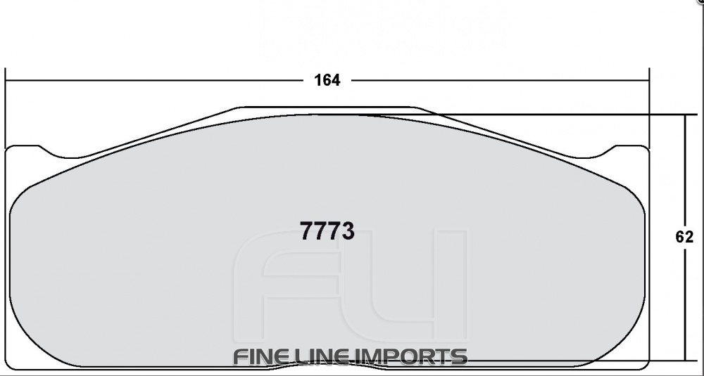 7773 RACE PAD SET - 13 CMPD 30 MM (PFC-7773.13.30.34)