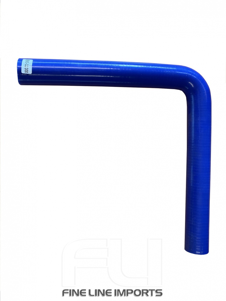 90 Graden Bocht Polyester 25mm Blauw