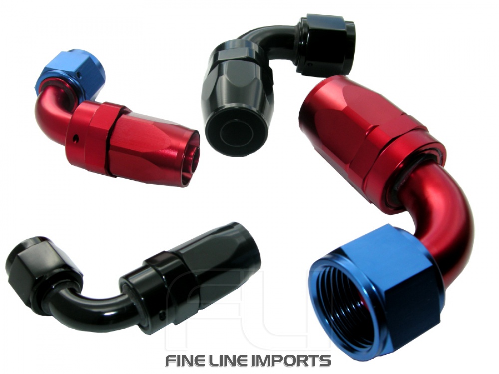 90 Graden Fitting Dash-16 Zwart