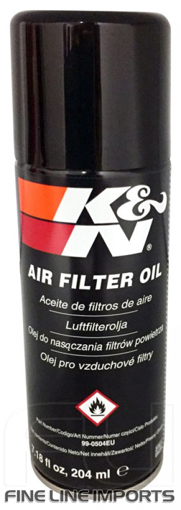 99-0504EU Air Filter Oil - 7.18 oz  204ml Aerosol - International