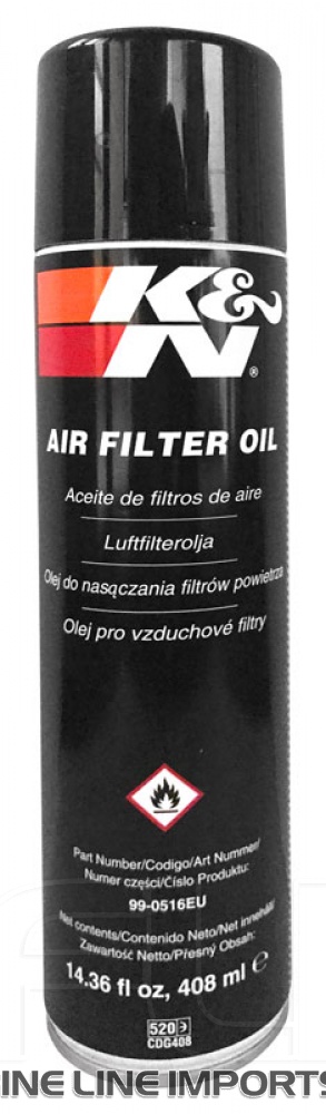 99-0516EU Air Filter Oil - 14.36 fl oz/408 ml Aerosol - Non-US