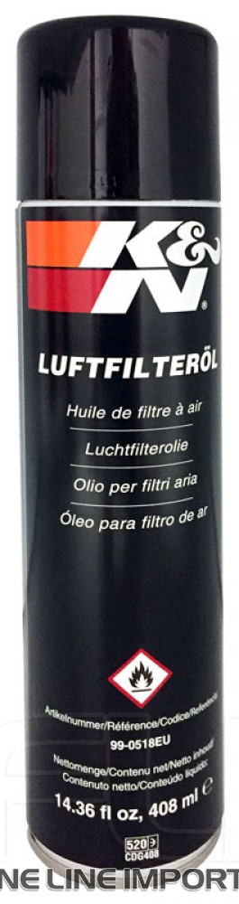 99-0518EU Air Filter Oil 14.36 fl oz/408 ml Aerosol Spray- Non-US