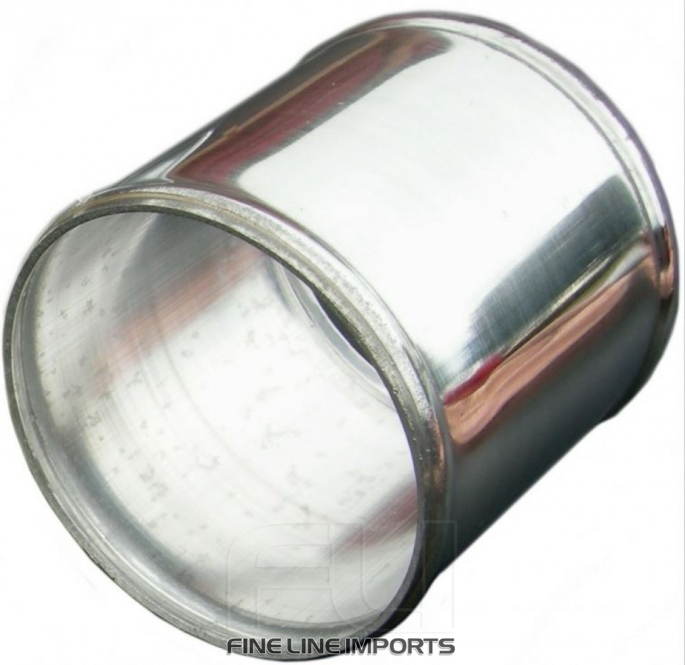 Alu Koppelstuk Rechte Lengte 57mm 10cm Lang