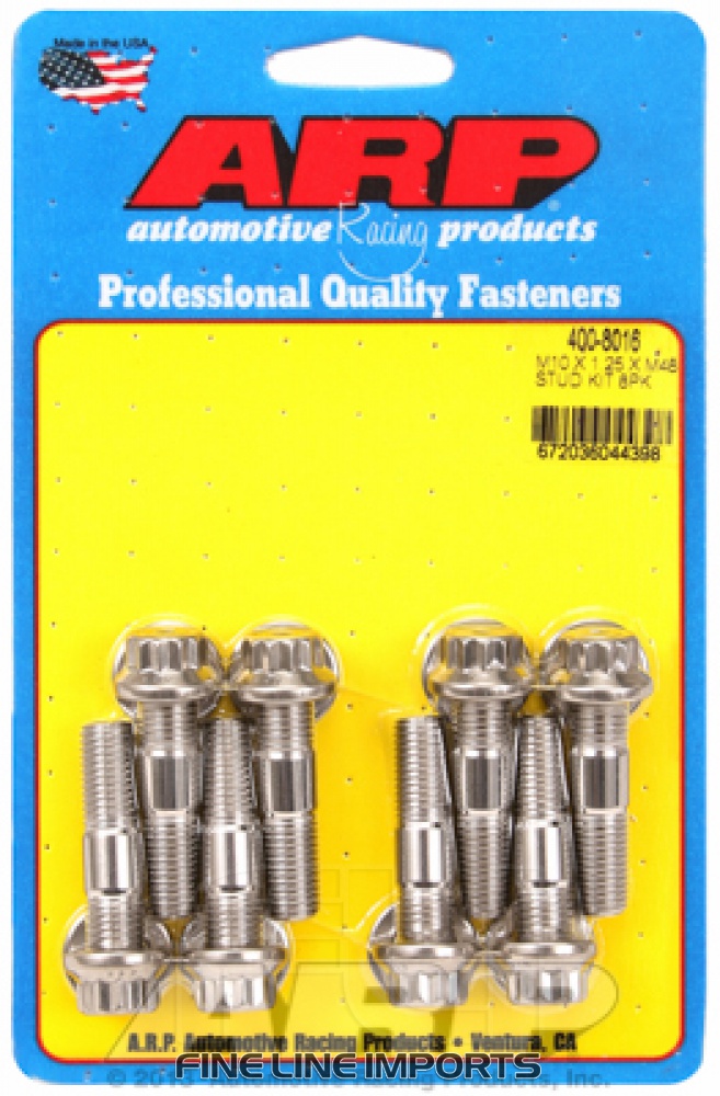 ARP-400-8016 Broached Stud kit 8pcs