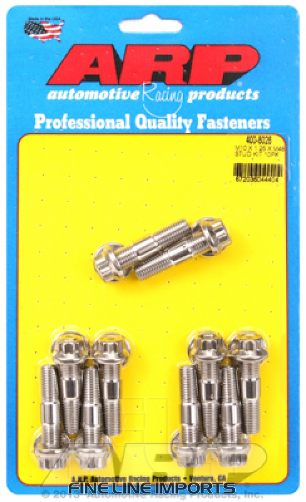 ARP-400-8026 Broached Stud kit 10pcs