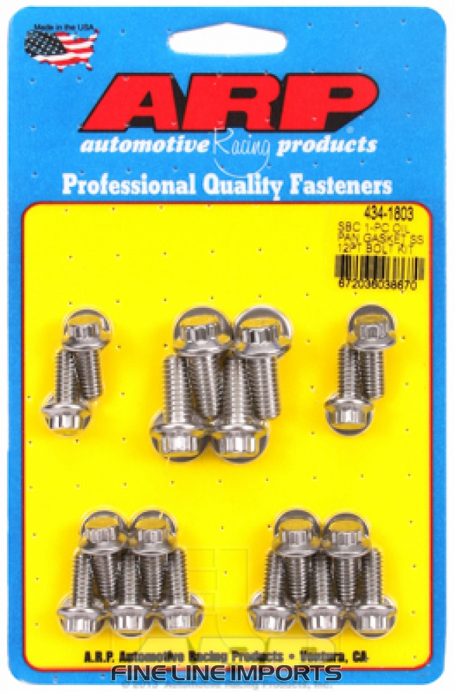 ARP-434-1803 Oil Pan Gasket Bolt Kit