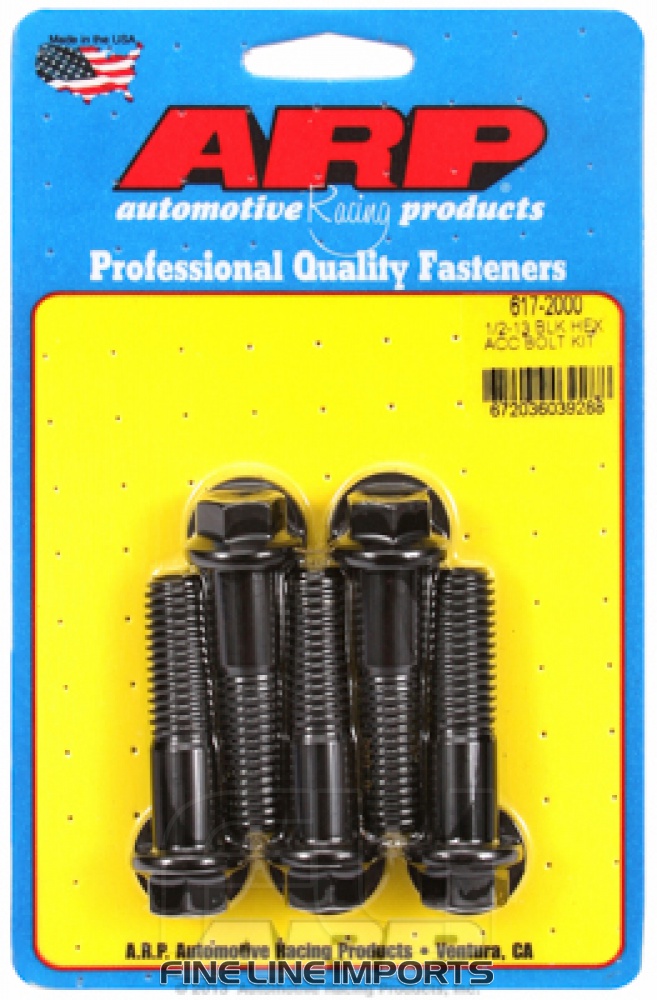 ARP-617-2000 Black oxide bolts