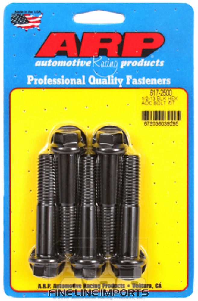 ARP-617-2500 Black oxide bolts