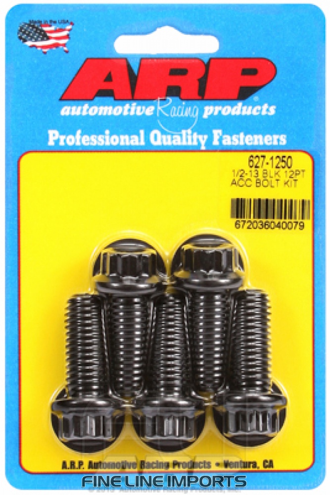 ARP-627-1250 Black oxide bolts