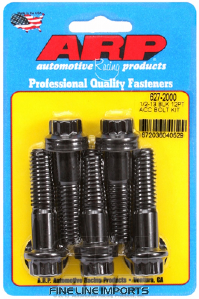 ARP-627-2000 Black oxide bolts