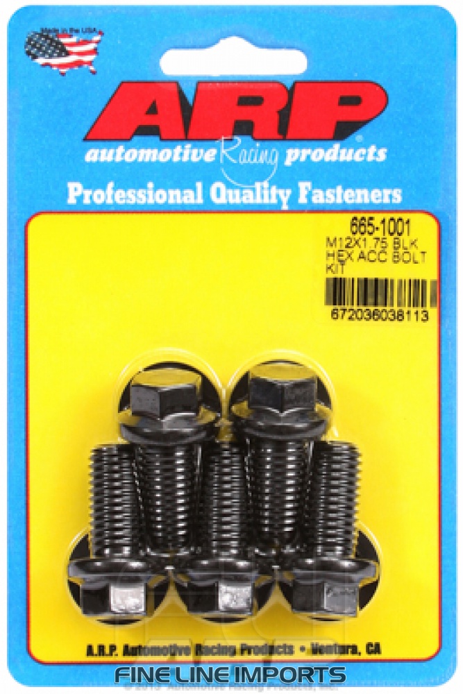 ARP-665-1001 Black oxide bolts