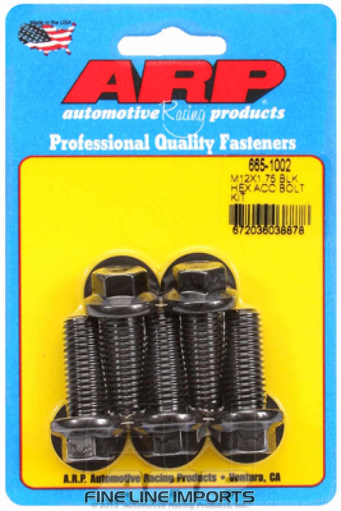 ARP-665-1002 Black oxide bolts