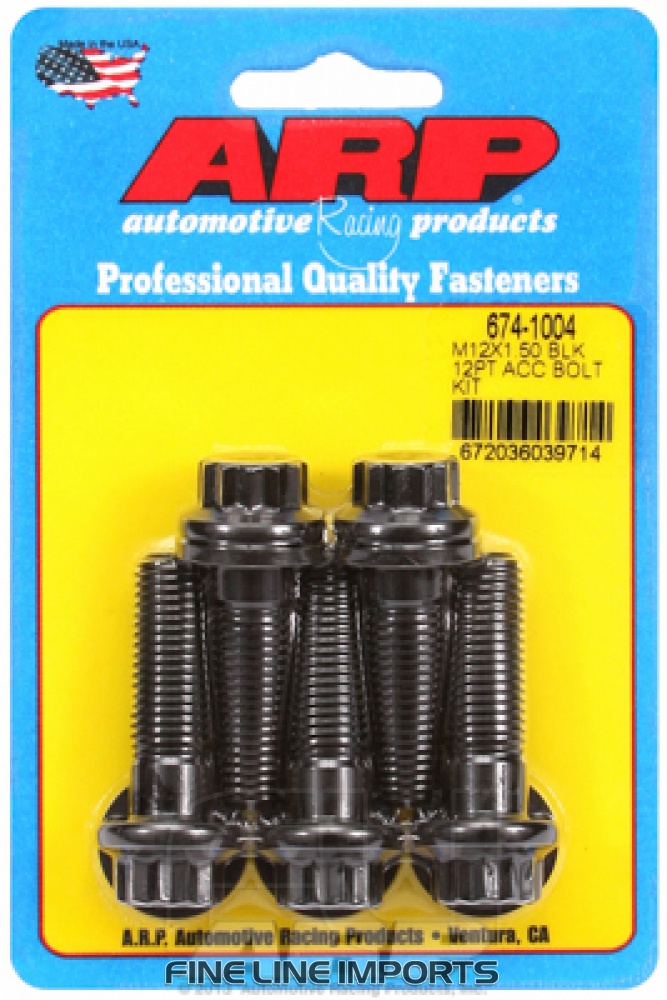 ARP-674-1004 Black oxide bolts