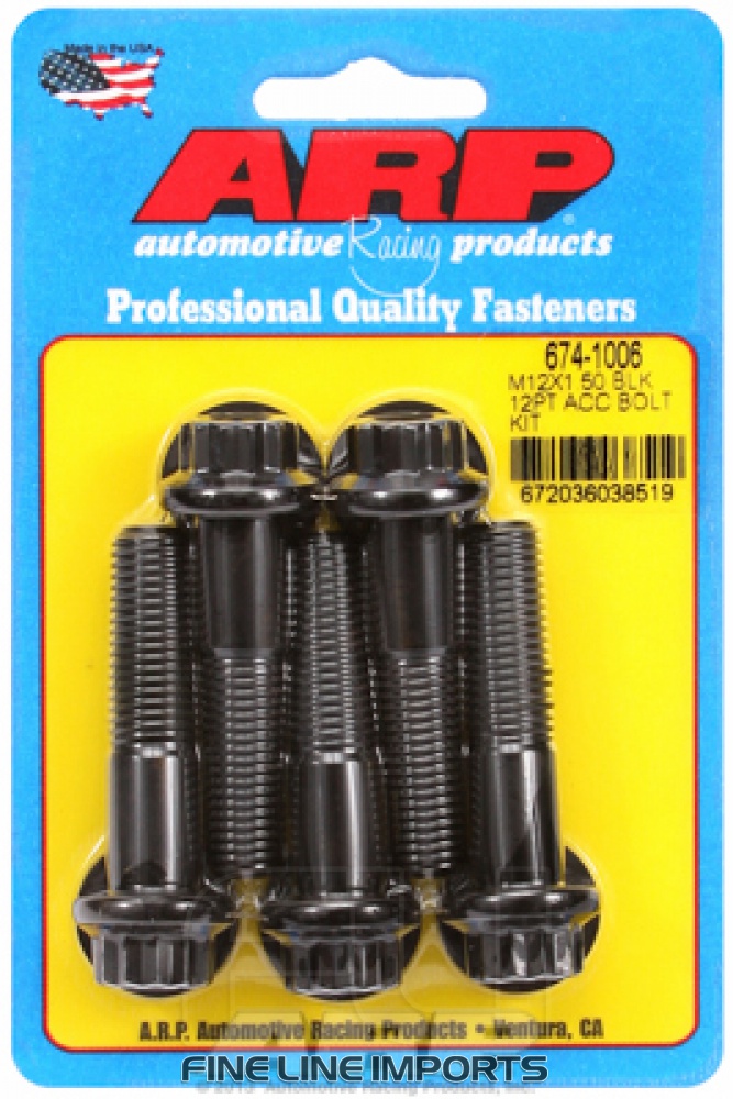 ARP-674-1006 Black oxide bolts