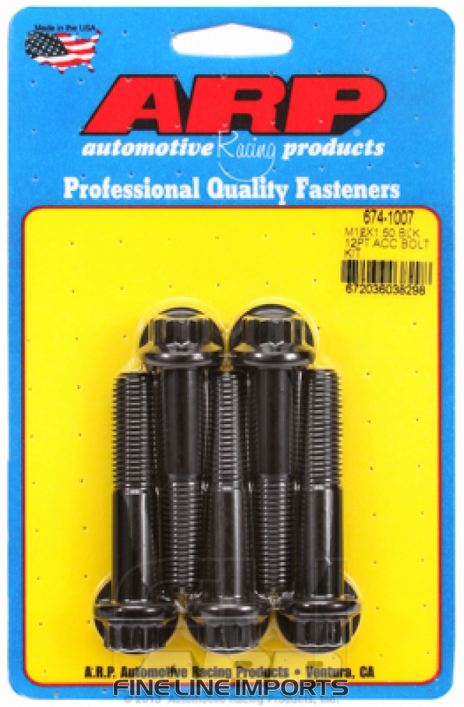 ARP-674-1007 Black oxide bolts