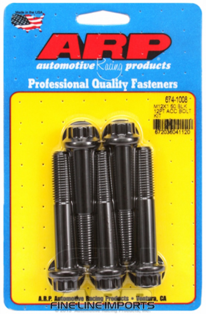 ARP-674-1008 Black oxide bolts