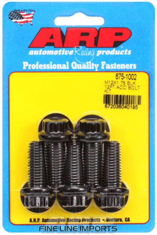 ARP-675-1002 Black oxide bolts