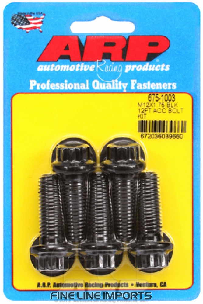 ARP-675-1003 Black oxide bolts