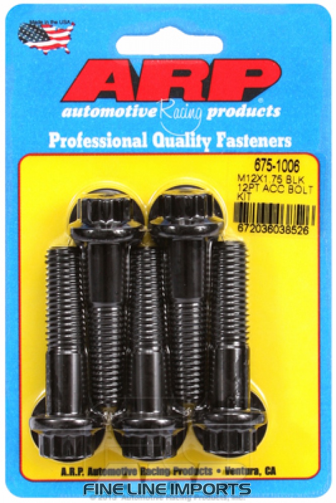 ARP-675-1006 Black oxide bolts