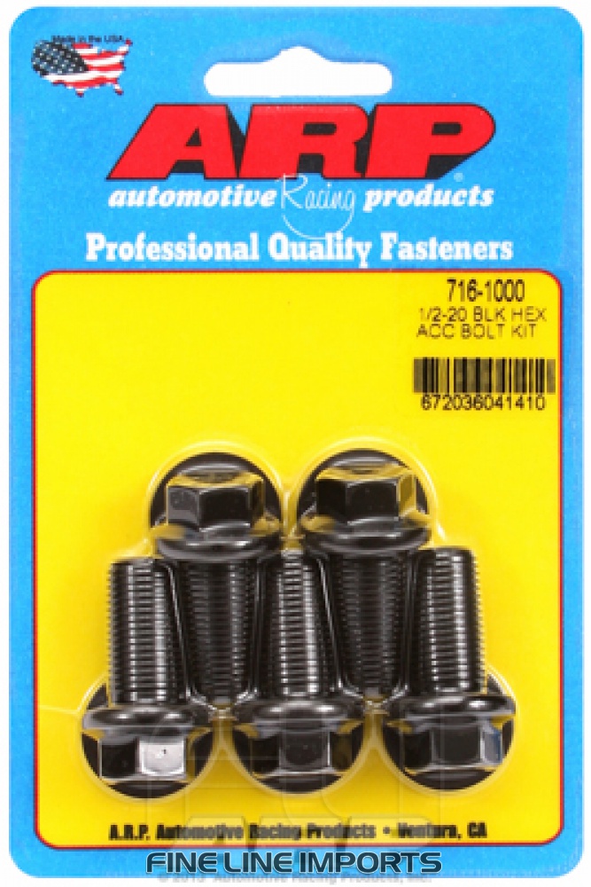 ARP-716-1000 Black oxide bolts