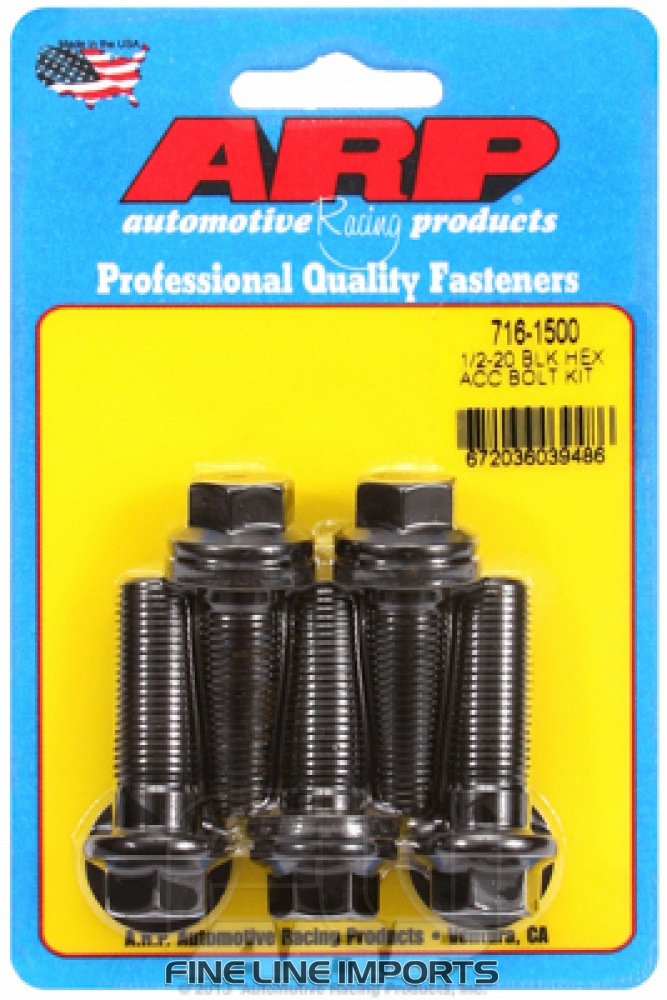 ARP-716-1500 Black oxide bolts
