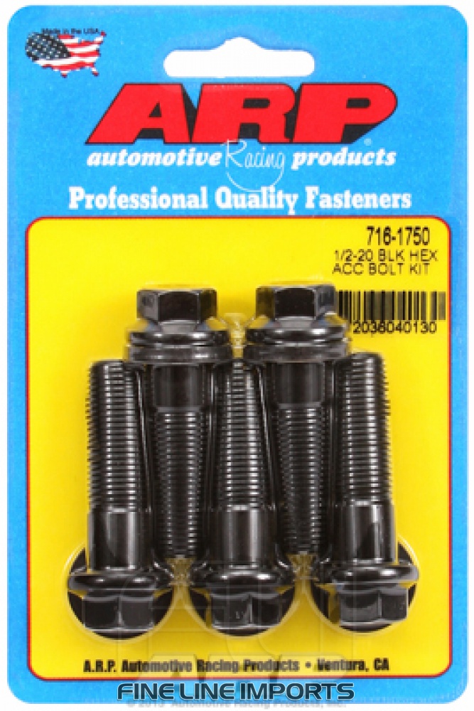 ARP-716-1750 Black oxide bolts