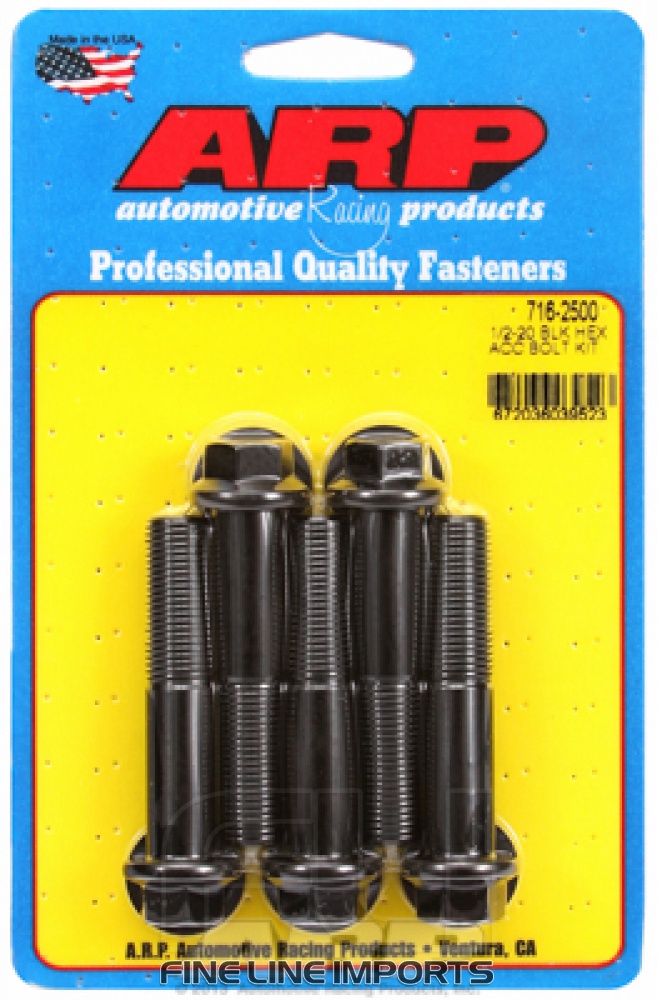 ARP-716-2500 Black oxide bolts
