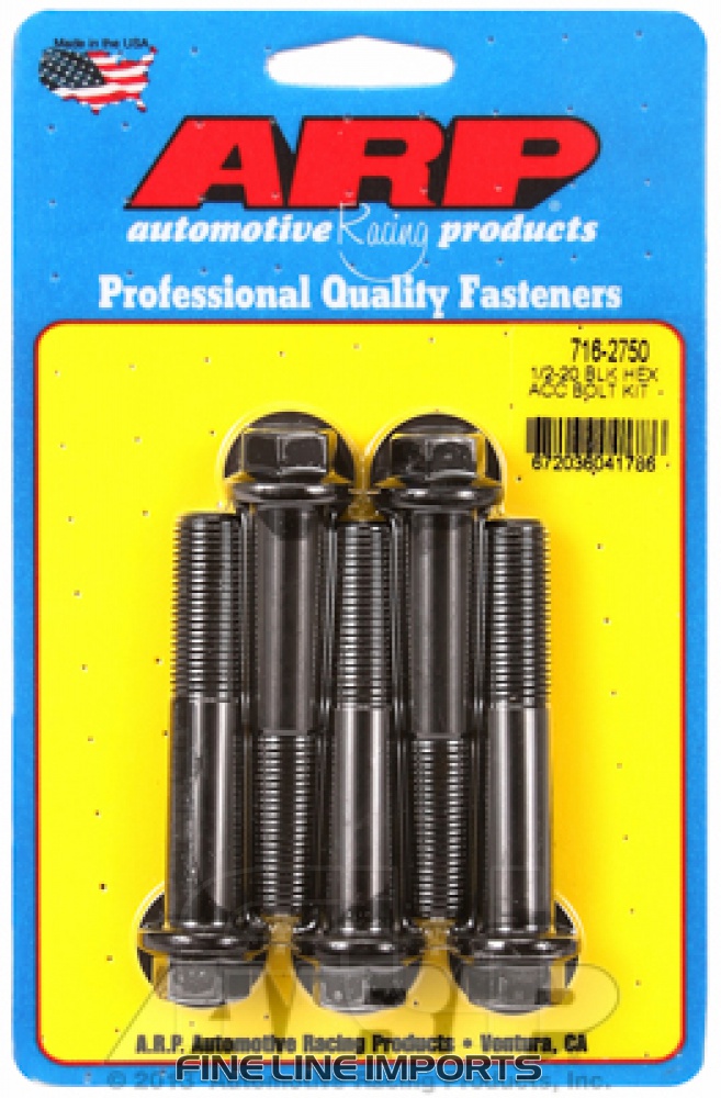 ARP-716-2750 Black oxide bolts