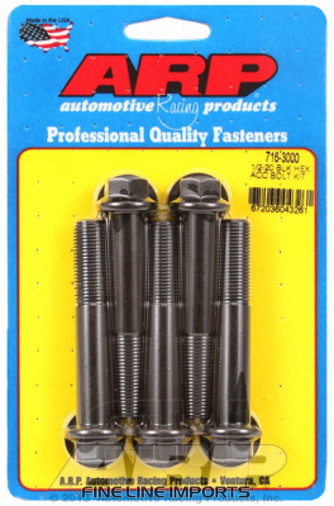 ARP-716-3000 Black oxide bolts