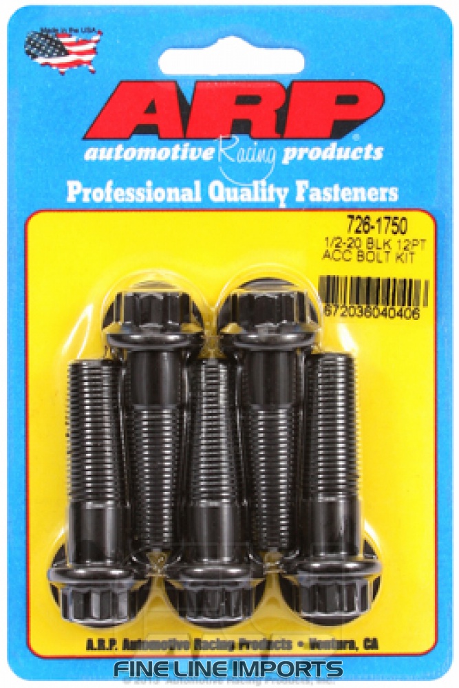 ARP-726-1750 Black oxide bolts