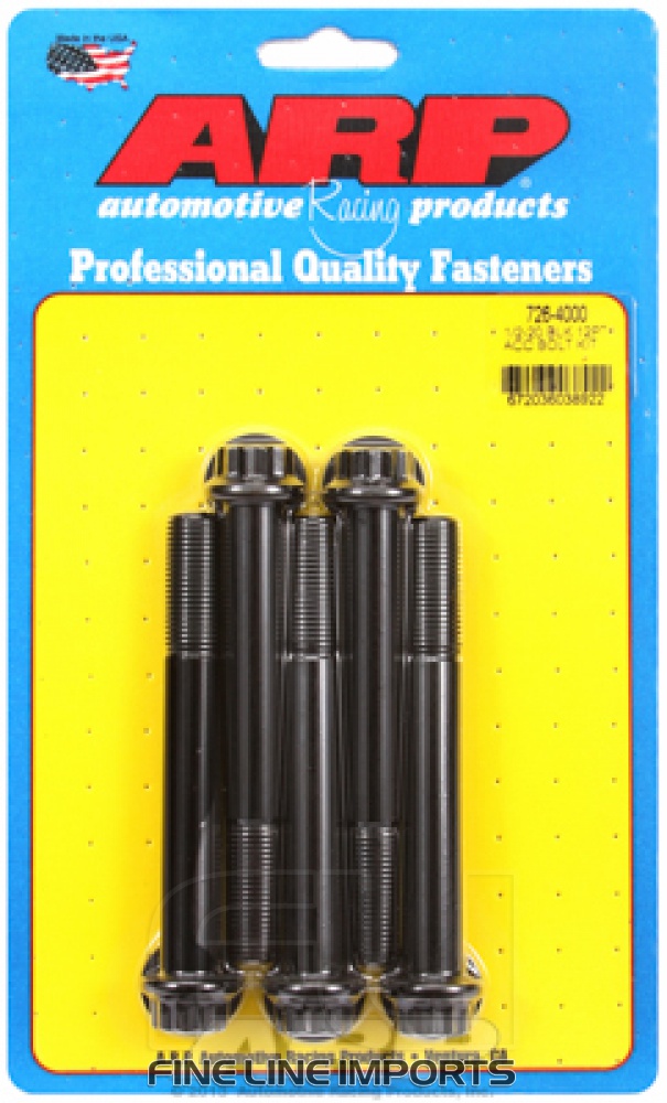 ARP-726-4000 Black oxide bolts