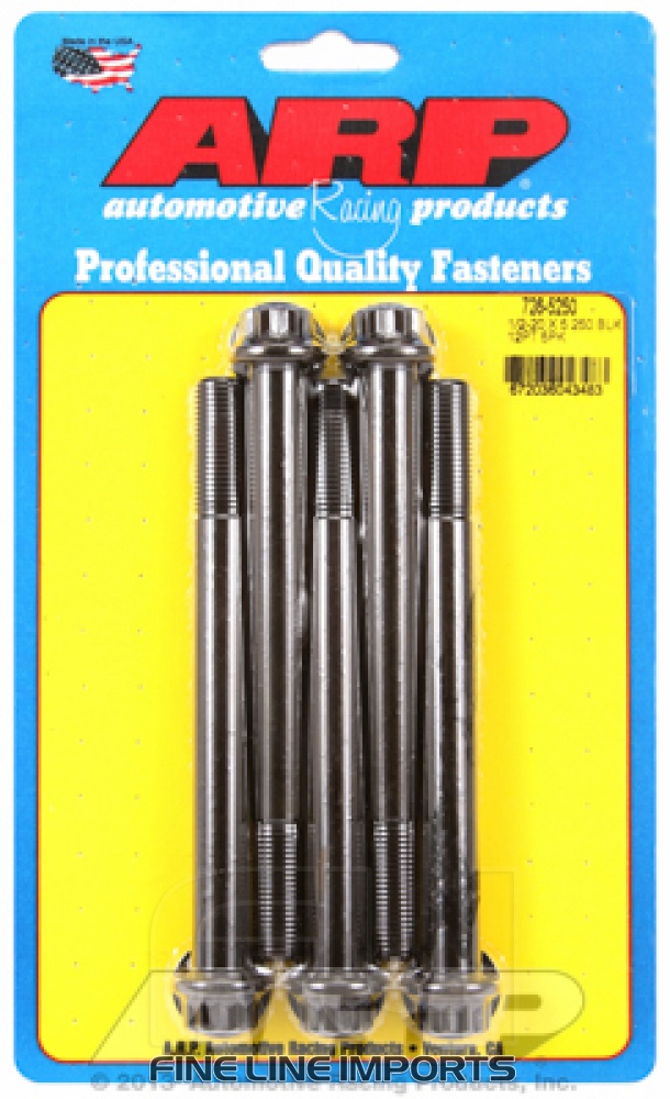 ARP-726-5250 Black oxide bolts
