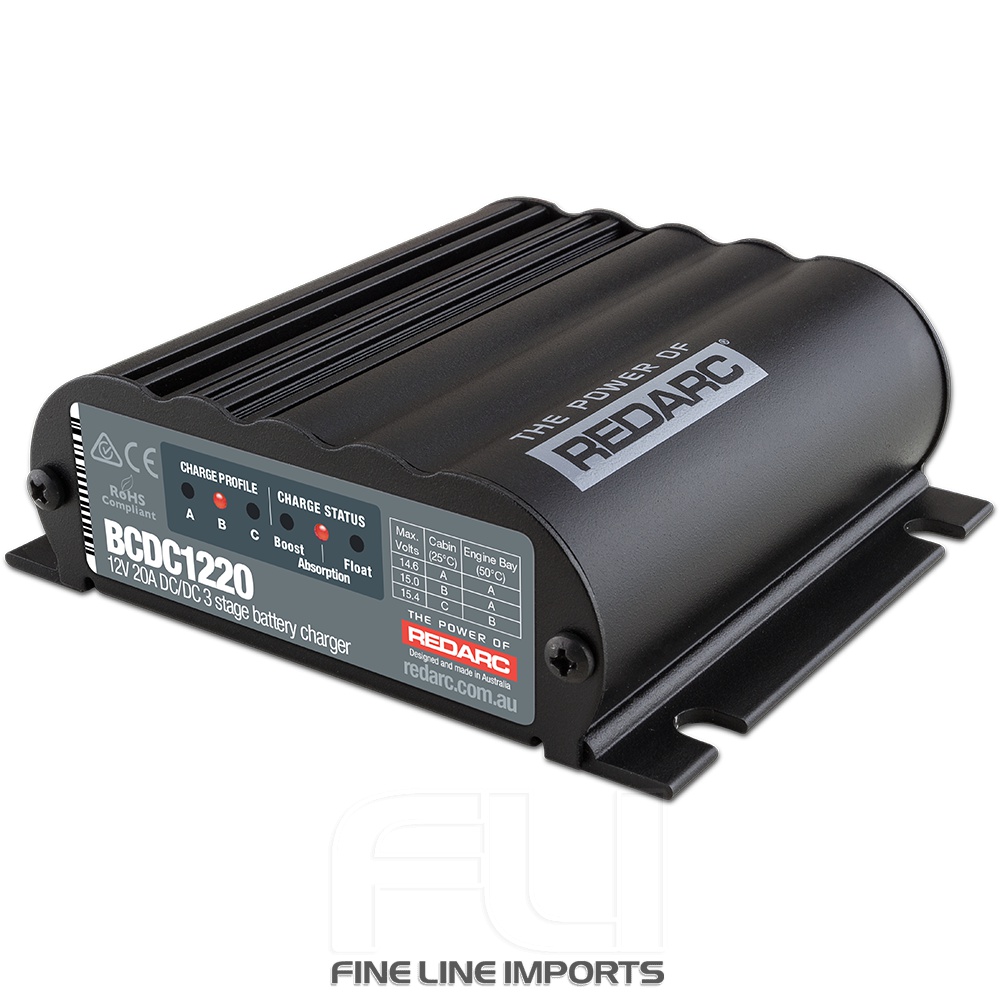 BCDC1220 12V 20A DC-DC 3 Stage Battery Charger