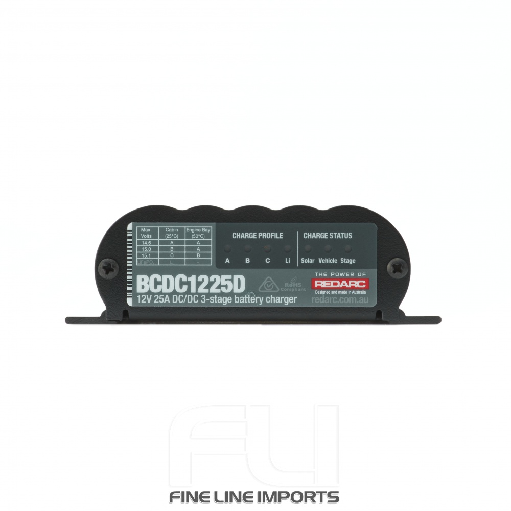 BCDC1225D 12V 25A DC-DC 3 Stage Battery Charger (with MPPT Solar)