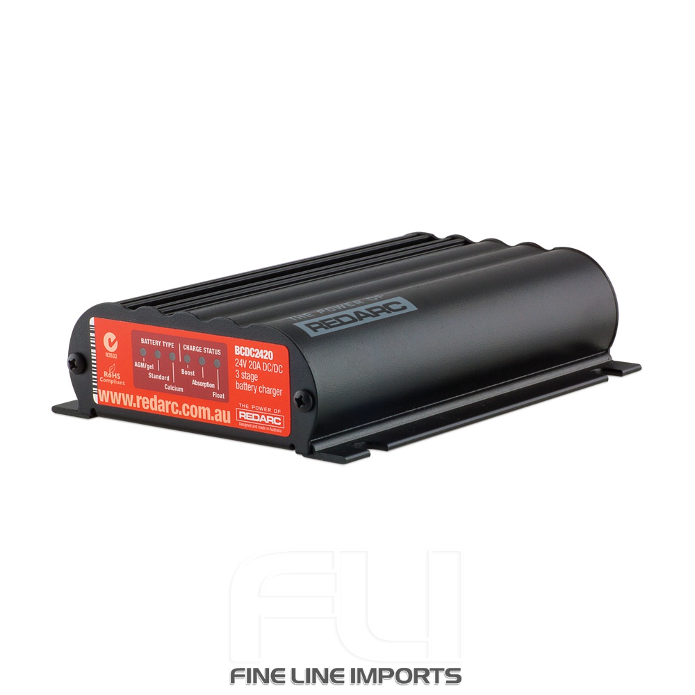 BCDC2420 24V 20A DC-DC 3 Stage Battery Charger (with MPPT Solar)