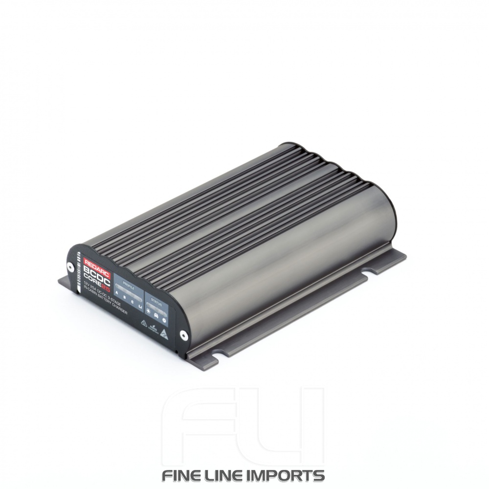 BCDCN1225 In-Cabin 12V 25A DC-DC 3 Stage Battery Charger (with MPPT Solar, Lithium Compatible)