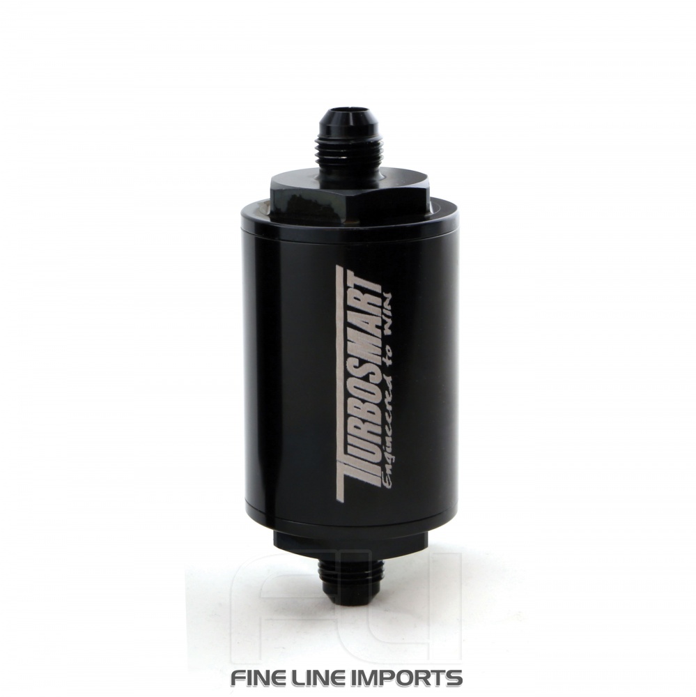 Billet Fuel Filter 10um -6AN - Black
