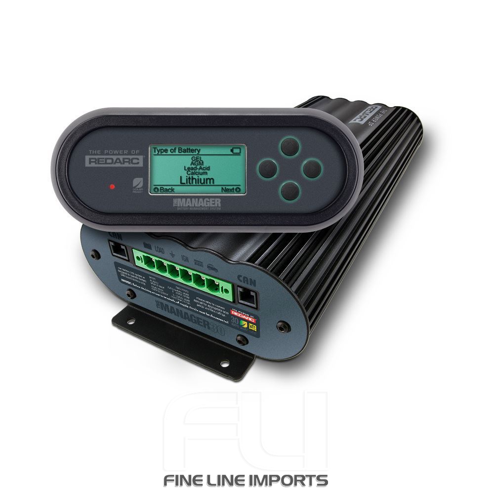 BMS1230S3-UK The Manager30 Battery Management System with UK AC Plug