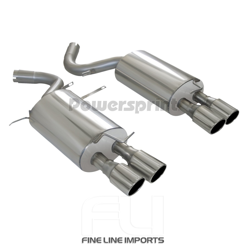 BMW E90/92/93 Einddemper Dual tip