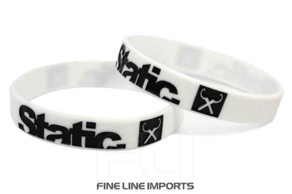 CK-BR955-26 Silicone wristband | STATIC | white