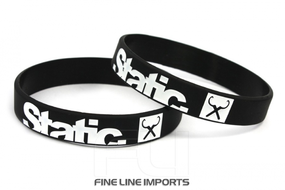 CK-BR955-27 Silicone wristband | STATIC | black