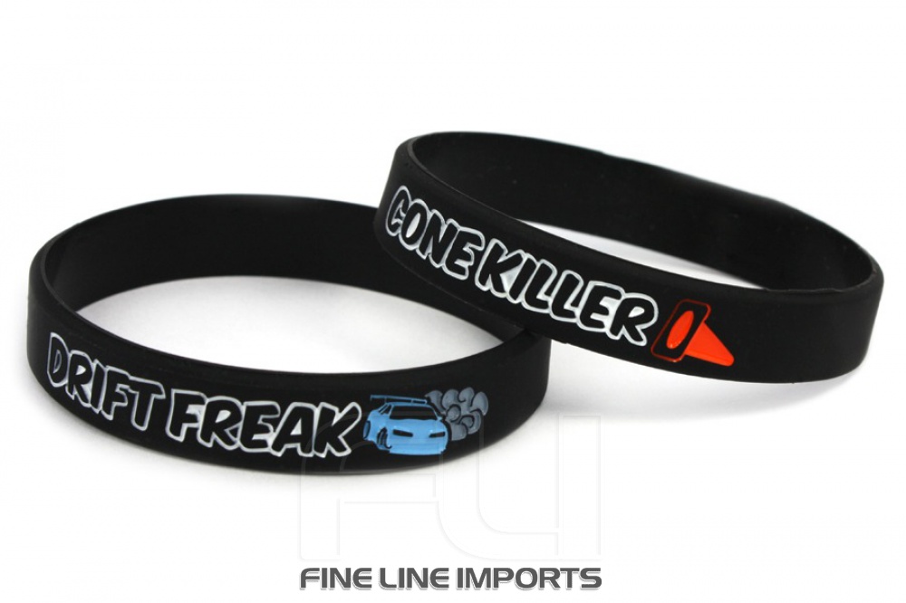 CK-BR955-2 Silicone wristband | Drift Freak / Cone Killer | black