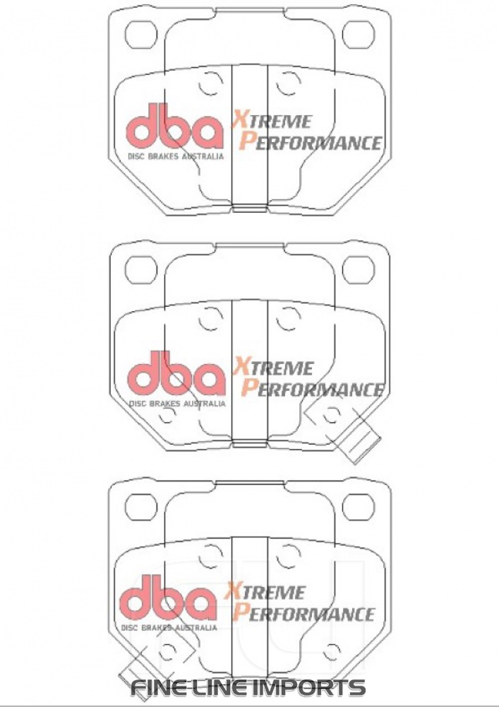 Brake Kit - 4000 Series Plain and Xtreme Performance Brake Pads (2x DBA4650 + DB1220XP)